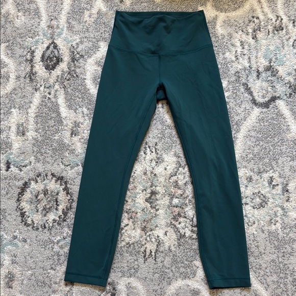 Lululemon Wunder Train High-Rise Crop 23" in Storm Teal - Picture 1 of 9